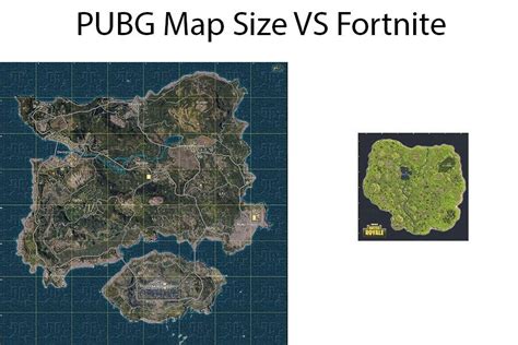PUBG o Fortnite, ¿qué juego tiene el mapa más grande ...