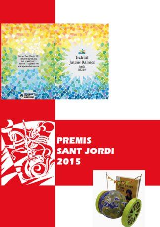 Publicat el recull del premis de Sant Jordi 2015 ...