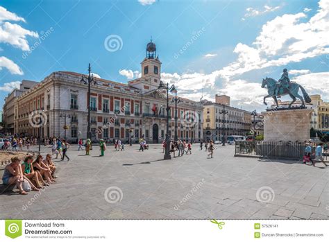 Puerta Del Sol, Madrid, Spain Editorial Photo   Image of ...