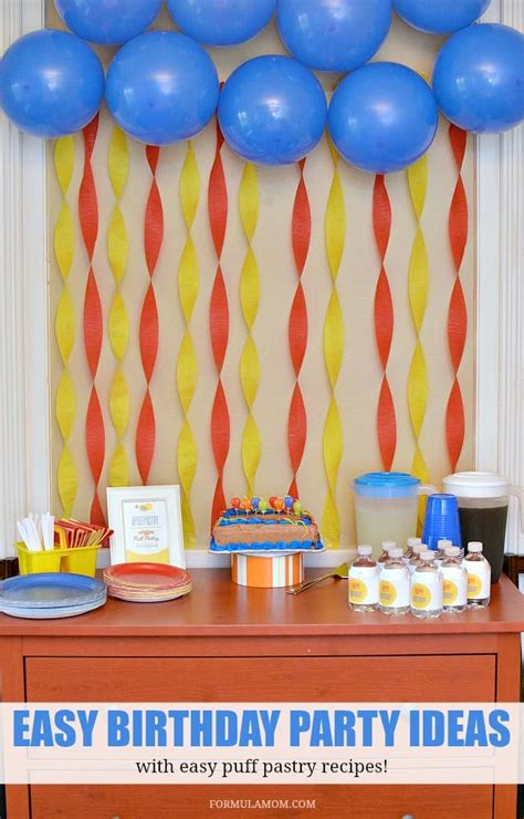 Puff Pastry Party Ideas for Birthdays PuffPastry AD