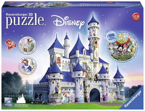 Puzzle 3D   Château de Disney Ravensburger 12587 216 ...