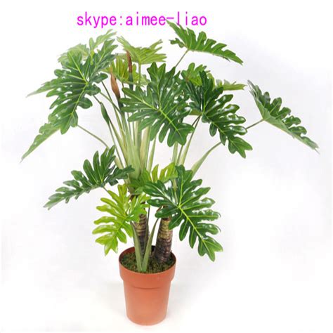 Q090401 Ornamental Indoor Plants Fake Philodendron Selloum ...