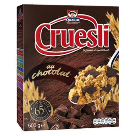Quaker céréales cruesli chocolat 500g   Achat / Vente ...