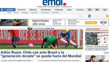 Que dicen los diarios chilenos? Entra, mira y sonreí ...