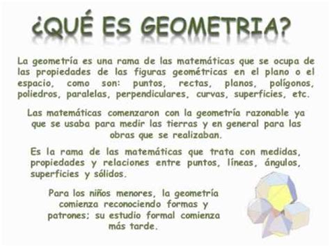 ¿Qué es Geometría? YouTube