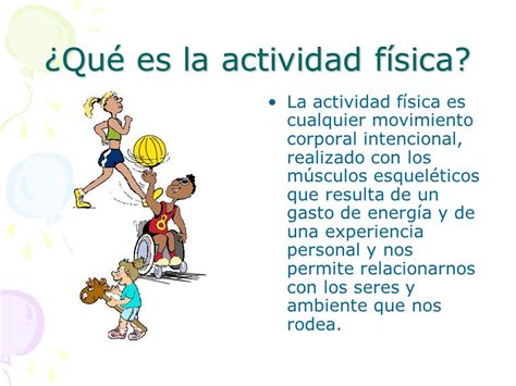 ¿Qué es la actividad física?   ppt descargar