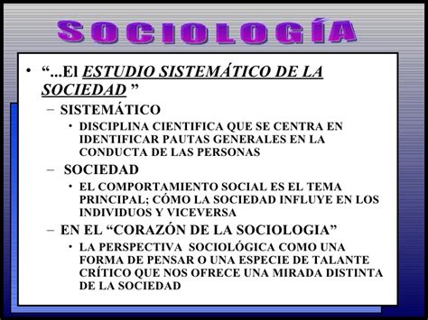 qué es La Sociología