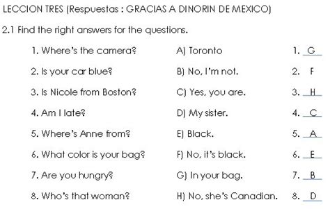 Question words with the verb to be, preguntas con el verbo ...