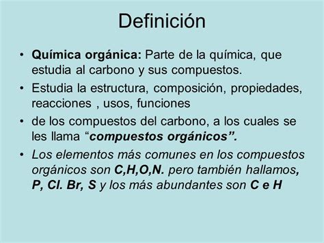 Quimica Organica Compuestos De Carbono Estructura Y ...