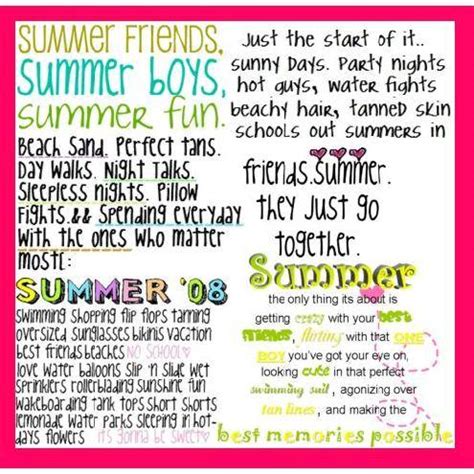 Quotes About Friends And Summer. QuotesGram