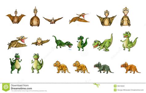 Raccolta Dei Dinosauri   T Rex, Pterodattilo, Triceratopo ...