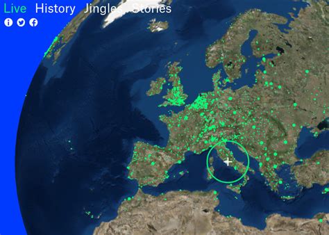 Radio Garden, las radios del mundo sobre un mapa global
