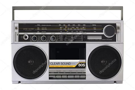 Radio retro de los años 80 — Fotos de Stock © oriontrail ...