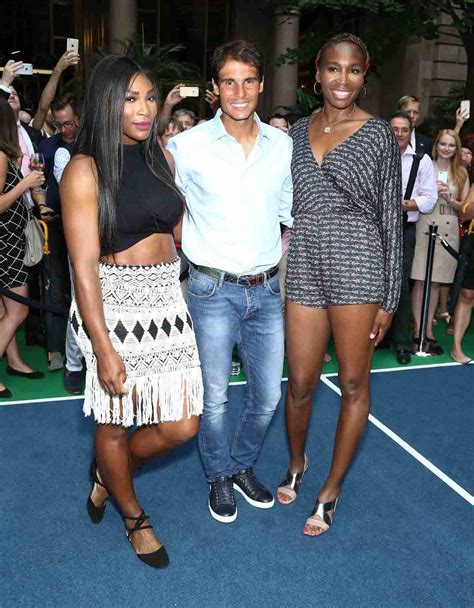 Rafa Nadal tenis virtual con las hermanas Williams
