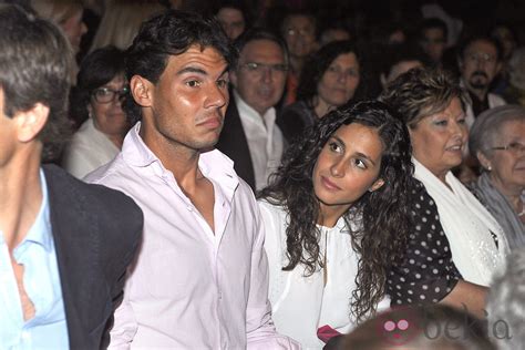 Rafa Nadal y Xisca Perelló en el concierto de Julio ...