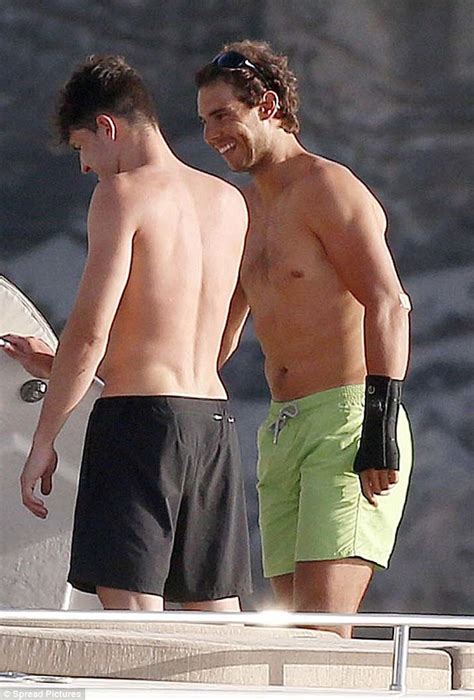Rafael Nadal is joined by bikini clad girlfriend Xisca ...