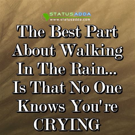 Rain And Crying Quotes Status DP Whatsapp Facebook