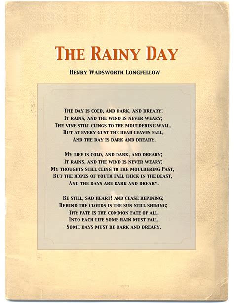 Rainy Day Quotes Poems. QuotesGram