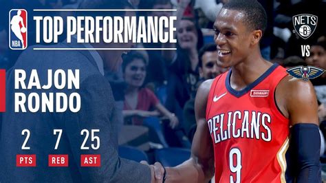 Rajon Rondo Dishes a CAREER HIGH 25 Assists vs. Nets ...