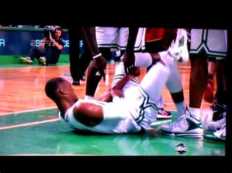 Rajon Rondo Dislocated Elbow Injury 2011 playoffs vs miami ...