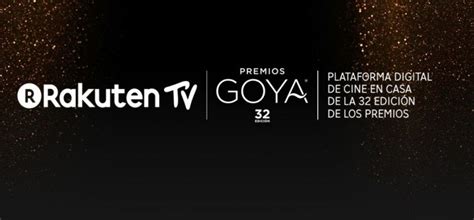 Rakuten TV será el patrocinador de la gala de Los Premios Goya