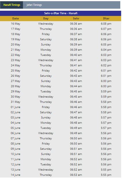 Ramadan 2018 Dates Calendars Timings ~ When is Ramadan 2018