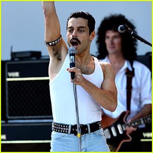 Rami Malek Films Live Aid Scene for Freddie Mercury Biopic ...