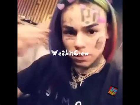RAPPER 6IX9INE GETTING HIS HAIR DONE AT THE BEAUTYSHOP ...