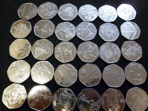 Rare 50p Fifty Pence Coins Olympic Game London 2012, Team ...