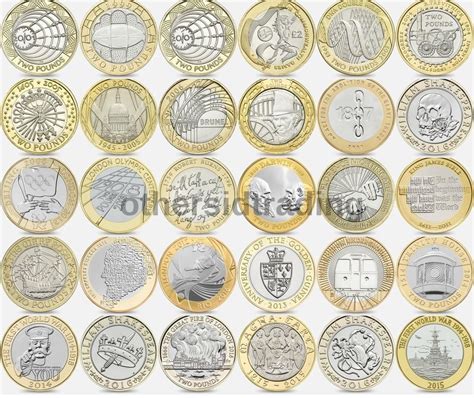 Rare & Valuable UK Two £2 Pound Coins Collect Commonwealth ...