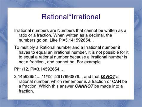 Rational and irrational numbers by Kashae Alexander