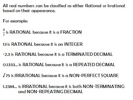 Rational vs. Irrational Numbers   Mr. Thompson