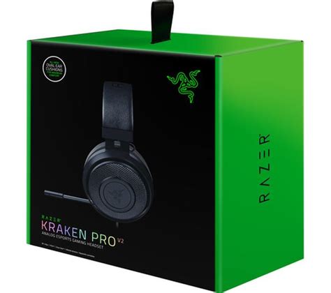RAZER Kraken Pro V2 Oval 2.0 Gaming Headset   Black Deals ...