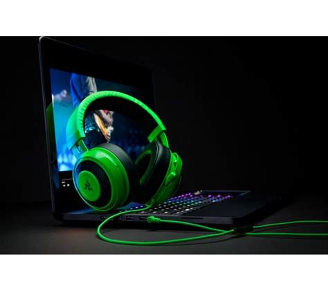 RAZER Kraken Pro V2 Oval 2.0 Gaming Headset   Green Deals ...
