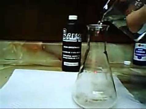 Reacción Química Interesante.peróxido de hidrógeno y ...