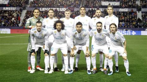 Real Madrid: Alineación oficial del Real Madrid vs Levante ...