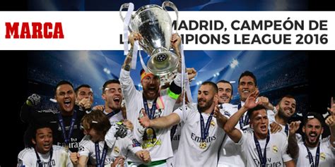 Real Madrid campeón de la Champions League 2016   MARCA.com