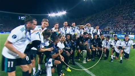 Real Madrid celebracion Supercopa vs Manchester United ...