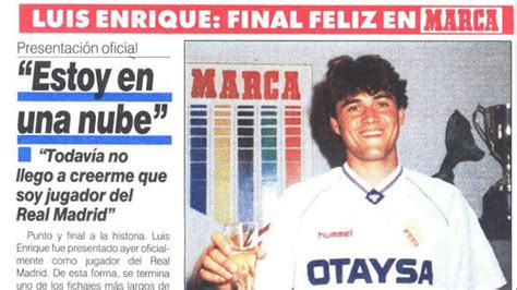 Real Madrid: Cuando para Luis Enrique era  un orgullo  ser ...
