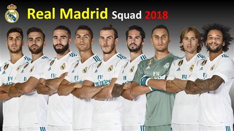 Real Madrid Full Squad 2018 | Real Madrid Squad After ...