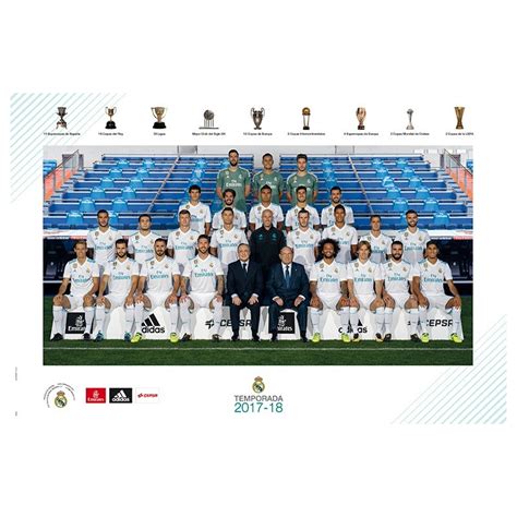 Real Madrid Poster team 2017 18.