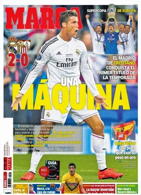 Real Madrid Supercampeón de Europa: Las portadas Liga ...