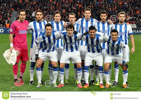 Real Sociedad Football Team Editorial Stock Image   Image ...
