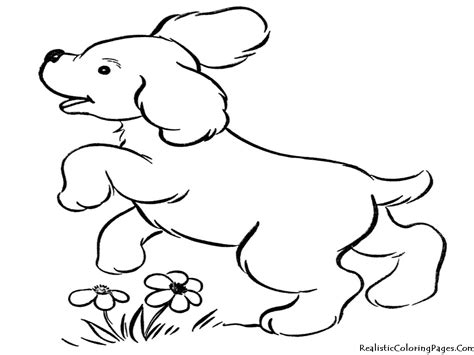 Realistic Coloring Pages Of Dogs | Realistic Coloring Pages