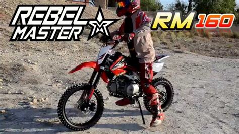 Rebel Master RM160 Pit Bike talla XL   YouTube