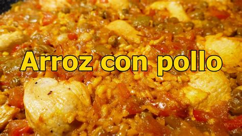 receta ARROZ CON POLLO ESPAÑOL   recetas de cocina faciles ...