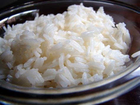 Receta de arroz blanco al microondas   Unareceta.com