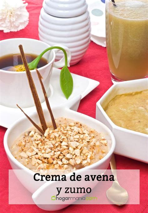 Receta de Crema de avena y zumo   Eva Arguiñano
