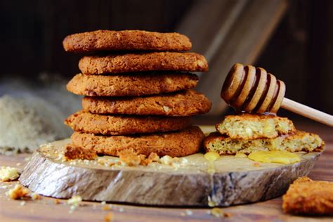 Receta de galletas de avena y miel   Unareceta.com