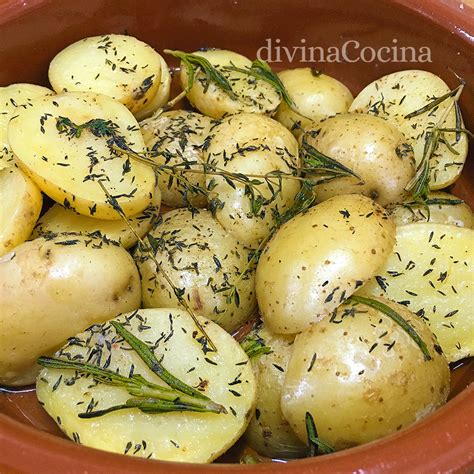 Receta de Patatas Provenzal con Hierbas en Microondas ...